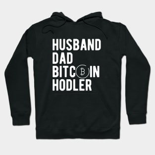 Husband Dad Bitcoin Hodler Hoodie